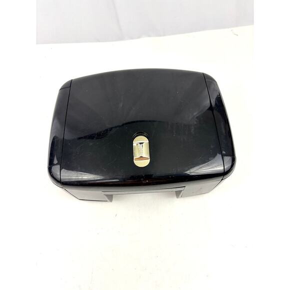 Vintage 1980s The Jewel Kit Expandable Fold-Out Jewelry Box Black USA Made - Picture 10 of 16